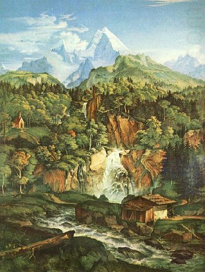 Adrian Ludwig Richter Der Watzmann china oil painting image